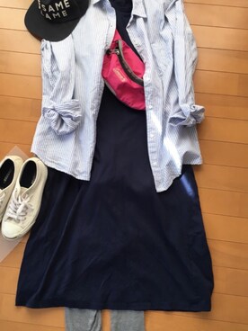 「CONVERSE（コンバース）のCONVERSE コンバース ジャック パーセル / JACK PURCEL（スニーカー）」を使った、ronsさん（レディース・163cm）の夏コーディネート