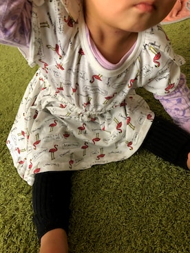 「sanforized（サンフォライズド）のアイテム」を使った、OSIJUさん（キッズ・80cm）の春コーディネート