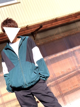 「アイテム（ブルゾン）」を使った、ヤナツギさん（メンズ・178cm・10代）の冬コーディネート
