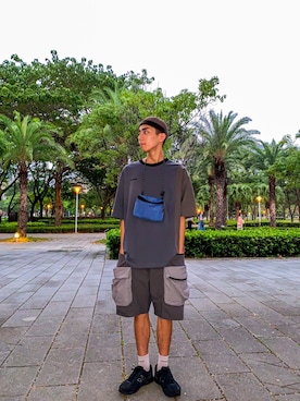 「Mania（マニア）のアイテム」を使った、hannnnnさん（メンズ・177cm）の秋コーディネート