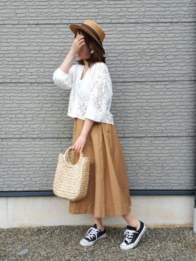 yuuさん（レディース・160cm）の春コーディネート