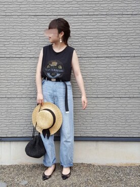 「Culture Medium（カルチャーミディアム）のアイテム（アクセサリー）」を使った、yuuさん（レディース・160cm）の夏コーディネート