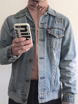 「アイテム（その他トップス、ブラウン系）」を使った、Takahiro : )さん（メンズ・169cm）の冬コーディネート