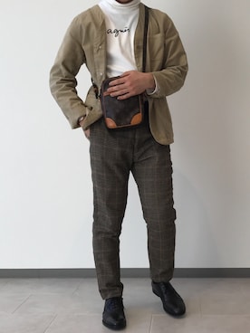 「WORLD WORKERS（ワールドワーカーズ）のアイテム（ジャケット/アウター）」を使った、Takahiro : )さん（メンズ・169cm）の冬コーディネート