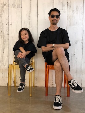 「Gramicci（グラミチ）のアイテム」を使った、Mr.KPさん（キッズ・110cm）の夏コーディネート