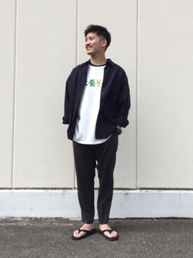 YOSHINO TAKUYAさん（メンズ・175cm）の夏コーディネート