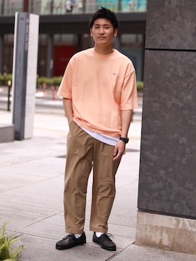 「ベーシック/トラッド」｜YOSHINO TAKUYAさん（メンズ・170cm）の夏コーディネート