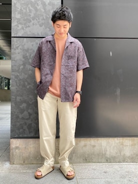 「ベーシック/トラッド」｜YOSHINO TAKUYAさん（メンズ・170cm）の夏コーディネート