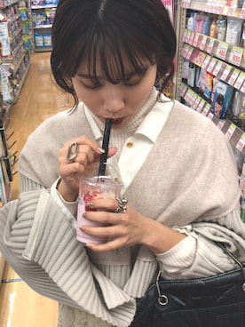 「tiit（ティート）のアイテム」を使った、かんろさん（レディース・153cm）の冬コーディネート