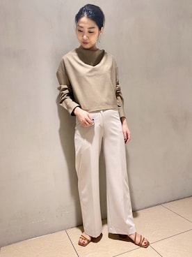 「sophila（ソフィラ）のアイテム」を使った、sophilaさん（レディース・160cm）の春コーディネート