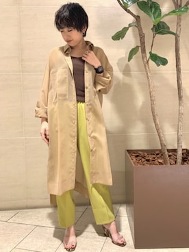 「sophila（ソフィラ）のアイテム」を使った、sophilaさん（レディース・160cm）の春コーディネート