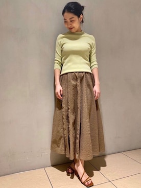 「sophila（ソフィラ）のアイテム」を使った、sophilaさん（レディース・160cm）の春コーディネート