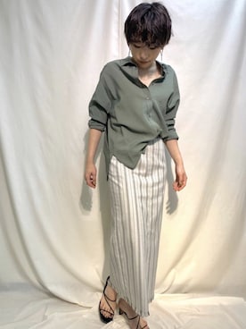 「sophila（ソフィラ）のアイテム」を使った、sophilaさん（レディース・160cm）の春コーディネート