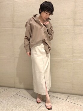 「sophila（ソフィラ）のアイテム」を使った、sophilaさん（レディース・160cm）の春コーディネート