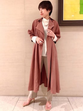 「sophila（ソフィラ）のアイテム」を使った、sophilaさん（レディース・160cm）の春コーディネート