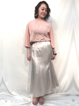 「sophila（ソフィラ）のアイテム」を使った、sophilaさん（レディース・160cm）の春コーディネート