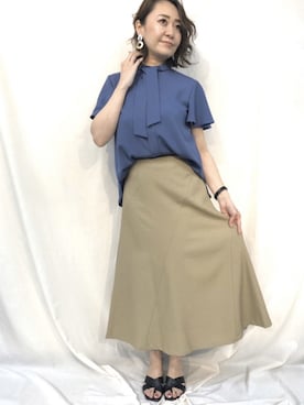 「sophila（ソフィラ）のアイテム」を使った、sophilaさん（レディース・160cm）の春コーディネート