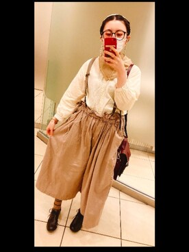「ブレイシーズ」｜白膠木かもめさん（レディース・156cm）の春コーディネート