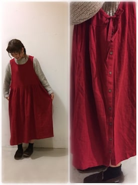 aoki(∵)さん（レディース・165cm）の秋コーディネート