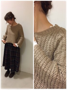 aoki(∵)さん（レディース・165cm）の秋コーディネート