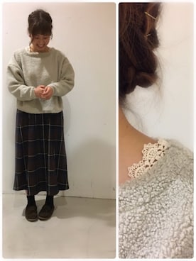 aoki(∵)さん（レディース・165cm）の秋コーディネート