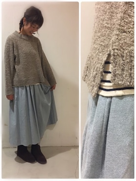 aoki(∵)さん（レディース・165cm）の冬コーディネート