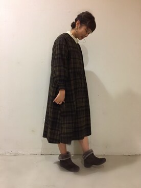 aoki(∵)さん（レディース・165cm）の冬コーディネート