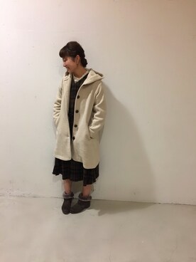 aoki(∵)さん（レディース・165cm）の冬コーディネート