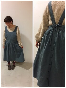 aoki(∵)さん（レディース・165cm）の冬コーディネート