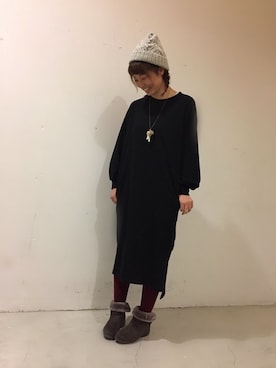 aoki(∵)さん（レディース・165cm）の冬コーディネート