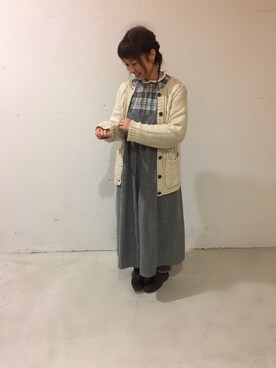 aoki(∵)さん（レディース・165cm）の冬コーディネート