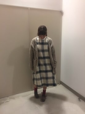 aoki(∵)さん（レディース・165cm）の冬コーディネート