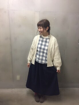 「肌触り気持ち良い」｜aoki(∵)さん（レディース・165cm）の冬コーディネート