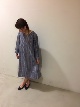 「ふんわり」｜「アイテム（ワンピース/ドレス）」を使った、aoki(∵)さん（レディース・165cm）の冬コーディネート