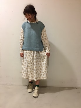 aoki(∵)さん（レディース・165cm）の春コーディネート