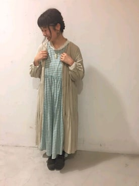 「ふんわり」｜「アイテム（ワンピース/ドレス）」を使った、aoki(∵)さん（レディース・165cm）の春コーディネート