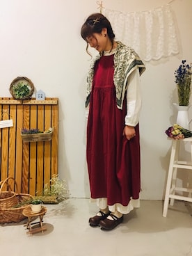 aoki(∵)さん（レディース・165cm）の春コーディネート