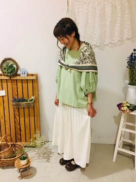 aoki(∵)さん（レディース・165cm）の春コーディネート