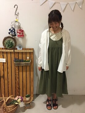 aoki(∵)さん（レディース・165cm）の春コーディネート