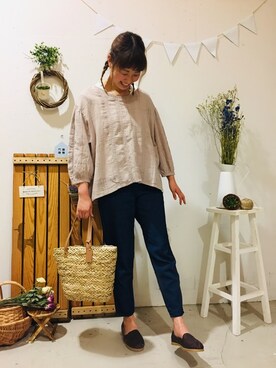 aoki(∵)さん（レディース・165cm）の春コーディネート