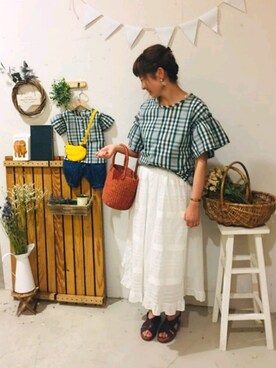 「平成最後のWEARISTAセンバツ」｜「アイテム（サンダル）」を使った、aoki(∵)さん（レディース・165cm）の春コーディネート