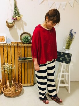 aoki(∵)さん（レディース・165cm）の夏コーディネート