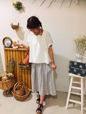 aoki(∵)さん(レディース・165cm)の夏コーディネート