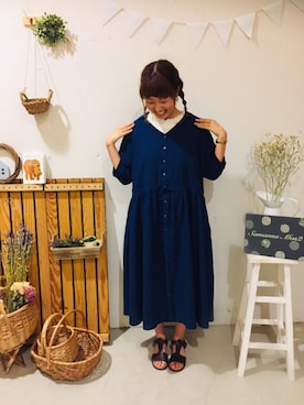 aoki(∵)さん(レディース・165cm)の夏コーディネート