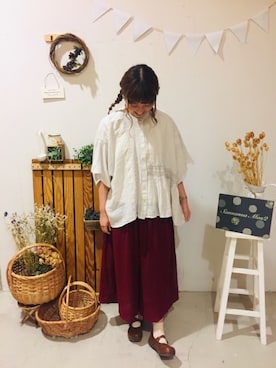 aoki(∵)さん(レディース・165cm)の夏コーディネート