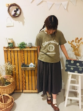 aoki(∵)さん（レディース・165cm）の夏コーディネート