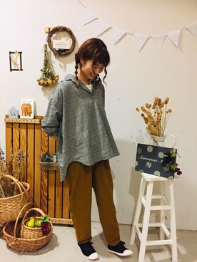 aoki(∵)さん(レディース・165cm)の夏コーディネート