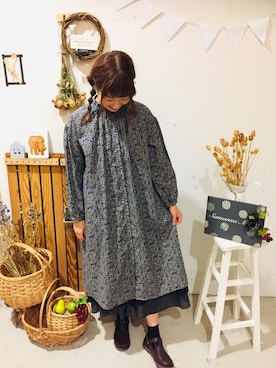 「ふんわり」｜「アイテム（ワンピース/ドレス）」を使った、aoki(∵)さん（レディース・165cm）の夏コーディネート