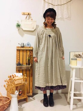 aoki(∵)さん（レディース・165cm）の秋コーディネート