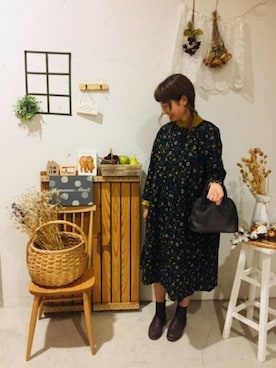 aoki(∵)さん（レディース・165cm）の秋コーディネート